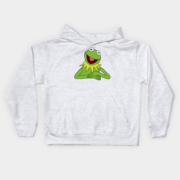 Kermit The Frog Kids Hoodie by valentinahramov